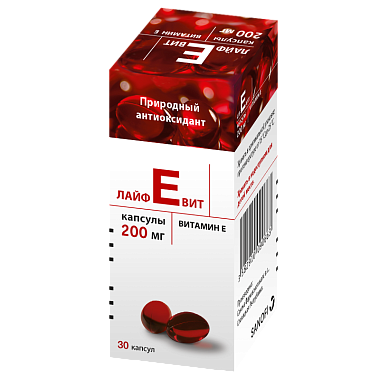 Купить Лайфевит 30 шт 200 мг капсулы