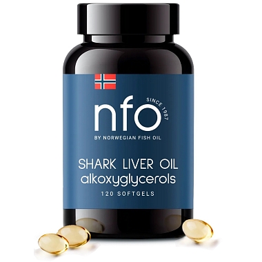 Купить NFO Омега-3 Жир печени акулы 120 шт капсулы