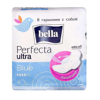 Купить Bella Perfecta Ultra 10 шт прокладки гигиенические синий