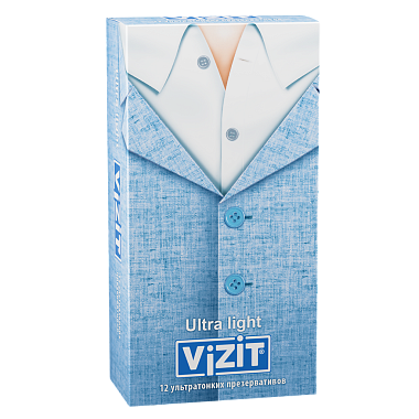 Купить Vizit Ultra Light 12 шт презервативы ультратонкие