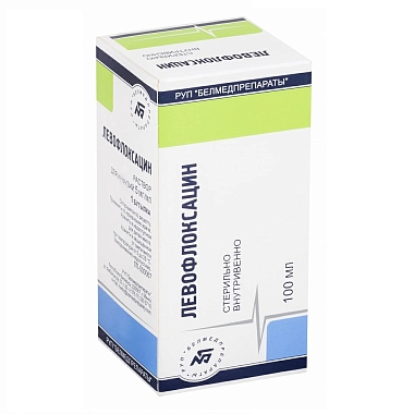 Купить Левофлоксацин 5 мг/мл 100 мл раствор для инфузий