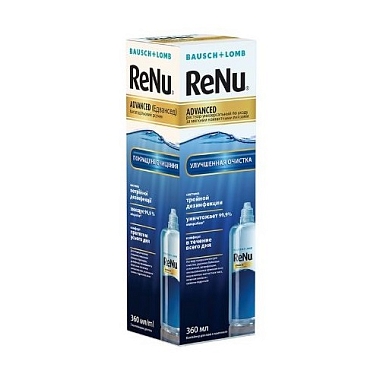 Купить Renu Advanced 360 мл раствор для контактных линз универсальный для мягких линз
