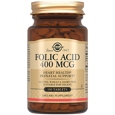 Купить Solgar Фолиевая кислота 400 мкг 100 шт таблетки