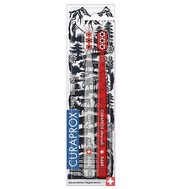 Купить Curaprox Ultra oft Duo Swiss CS5460/2 2020 2 шт набор щеток зубных