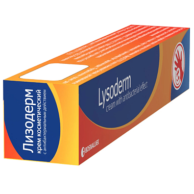 Купить Лизодерм 15 г крем косметический с антибактериальным действием для детей и взрослых