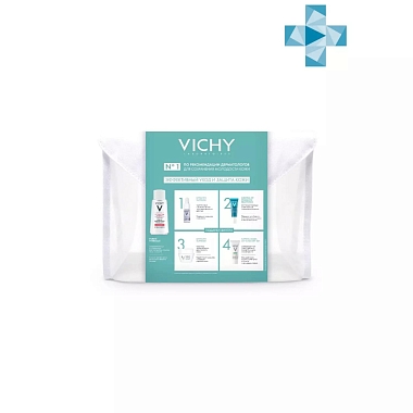 Купить Vichy Purete Thermal набор мицеллярная вода 100 мл + дневной крем Liftactiv Supreme 15 мл + сыворотка Liftactiv 10 мл + сыворотка Mineral 89 10 мл + флюид солнцезащитный UV Clear 3 мл