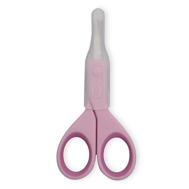 Купить Chicco ножницы детские розовые 0 мес+