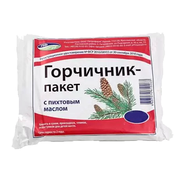 Купить Горчичники 10 шт с пихтовым маслом пакет