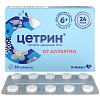 Купить Цетрин 10 мг 30 шт таблетки покрытые пленочной оболочкой