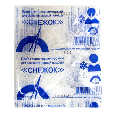Купить Снежок 1 шт пакет гипотермический для оказания первой помощи