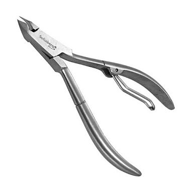 Купить Solinberg для удаления кутикулы  кусачки маникюрные двойная пружина серебристые