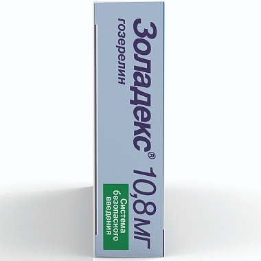 Купить Золадекс 10,8 мг имплантат в шприце-аппликаторе с защитным механизмом для подкожного введения