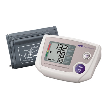 Купить AND UA-777 тонометр автоматический с адаптером и манжетой 32-45 см