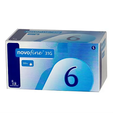 Купить Новофайн иглы 31G 0,25 x 6 мм 100 шт