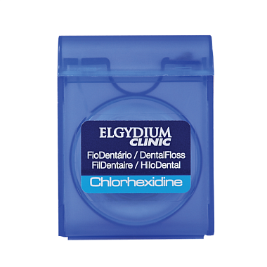 Купить Эльгидиум Clinic 1 шт 50 м нить зубная с хлоргексидином