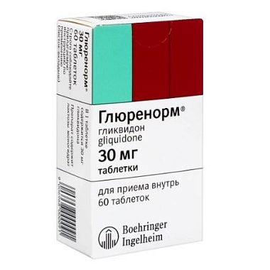 Купить Глюренорм 30 мг 60 шт таблетки