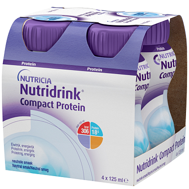 Купить Нутридринк компакт протеин 125 мл 4 шт смесь для энтерального питания нейтральный вкус