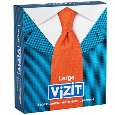 Купить Vizit Large 3 шт презервативы увеличенного размера