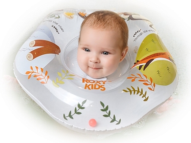 Купить Roxy Kids круг надувной на шею для купания малышей fox