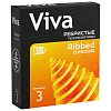 Купить Viva 3 шт презервативы ребристые